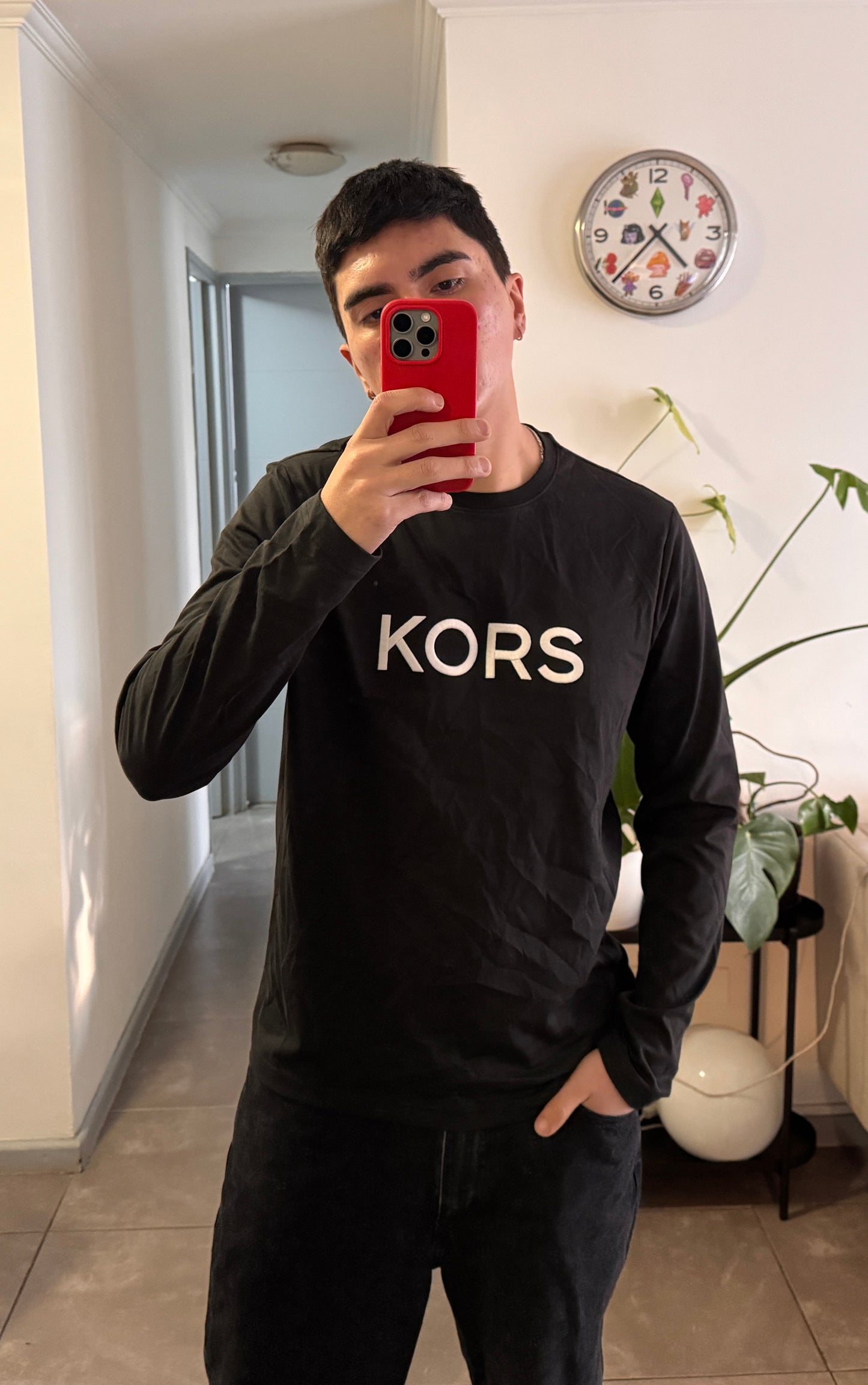 Polera manga larga Michael Kors